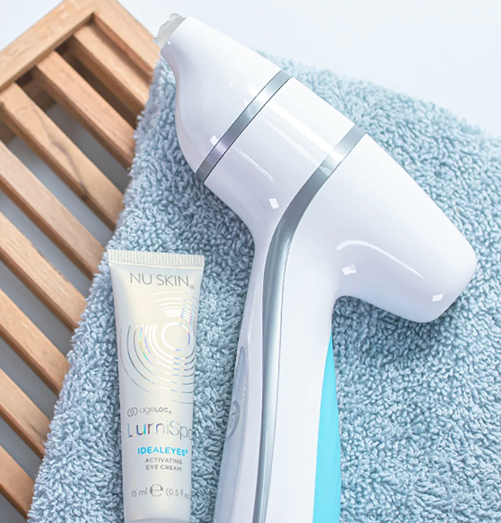 Nu Skin ageLOC LumiSpa Accent Head & IdealEyes – Brightening Eye Cream & Attachment (Not compatible with the LumiSpa iO device)