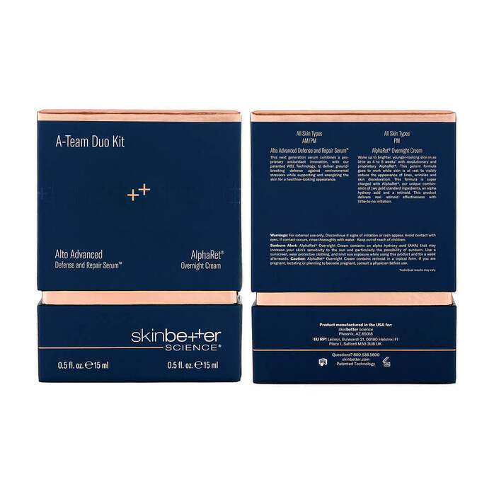 Skin Better Science A-Team Duo Advanced Kit - requires a CONSULTATION - see description for how to order