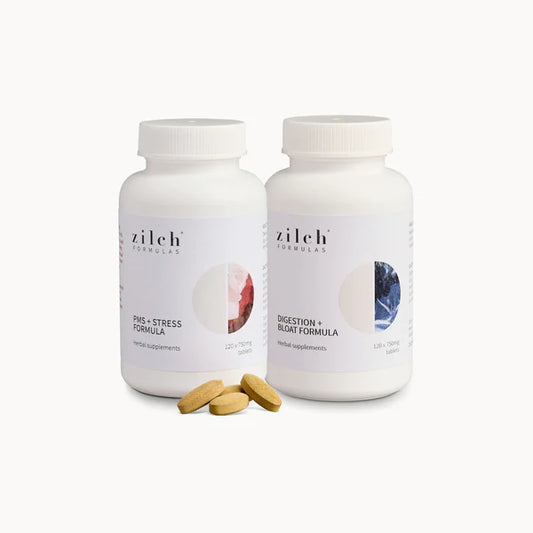 Zilch Formulas Gut, Stress + Hormone Harmony Set