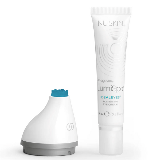 Nu Skin ageLOC LumiSpa Accent Head & IdealEyes – Brightening Eye Cream & Attachment (Not compatible with the LumiSpa iO device)