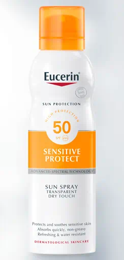 Eucerin Sun Spray Transparent Dry Touch Sensitive Protect SPF 50 200ml